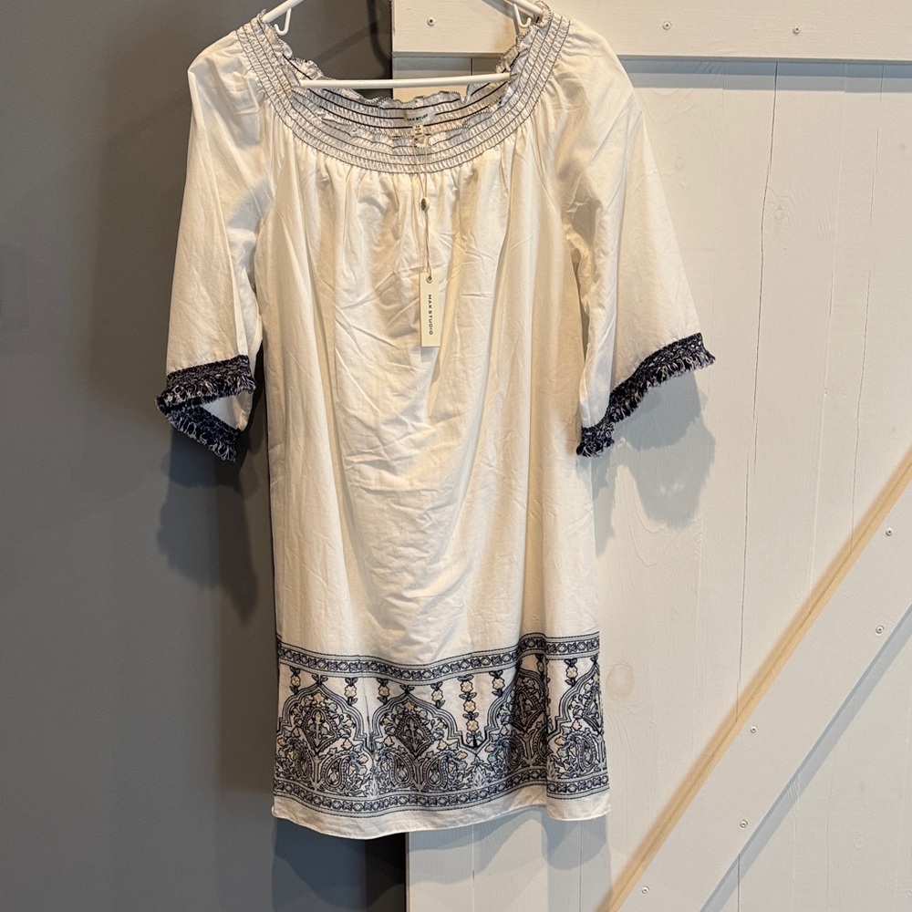 Max Studio dress or coverup, lined, NWT, Size Medium